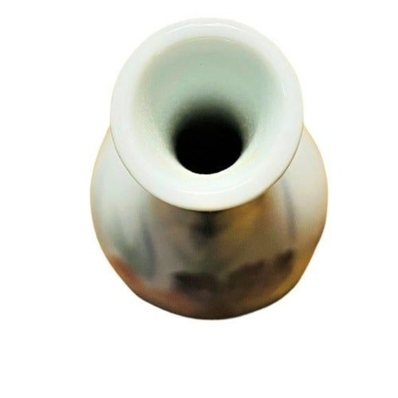 FTDA Vintage 1984‎ Japanese Floral 8" Porcelain White Flower Vase-Like New - Picture 4 of 7